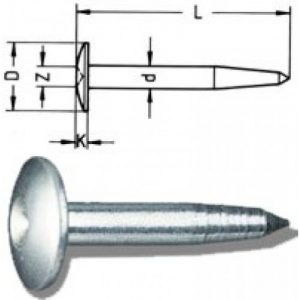 Matavimo ženklas 50x26mm su centro žyma 100 vnt.