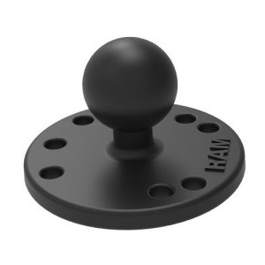 RAM® apskrita plokštuma su 1“ rutuliu