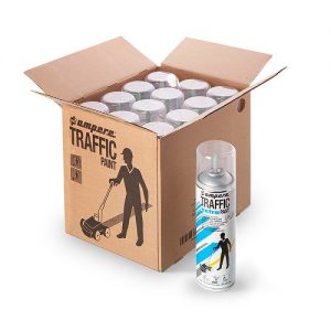 Dažai linijoms Traffic Extra Paint Balti 12 vnt.